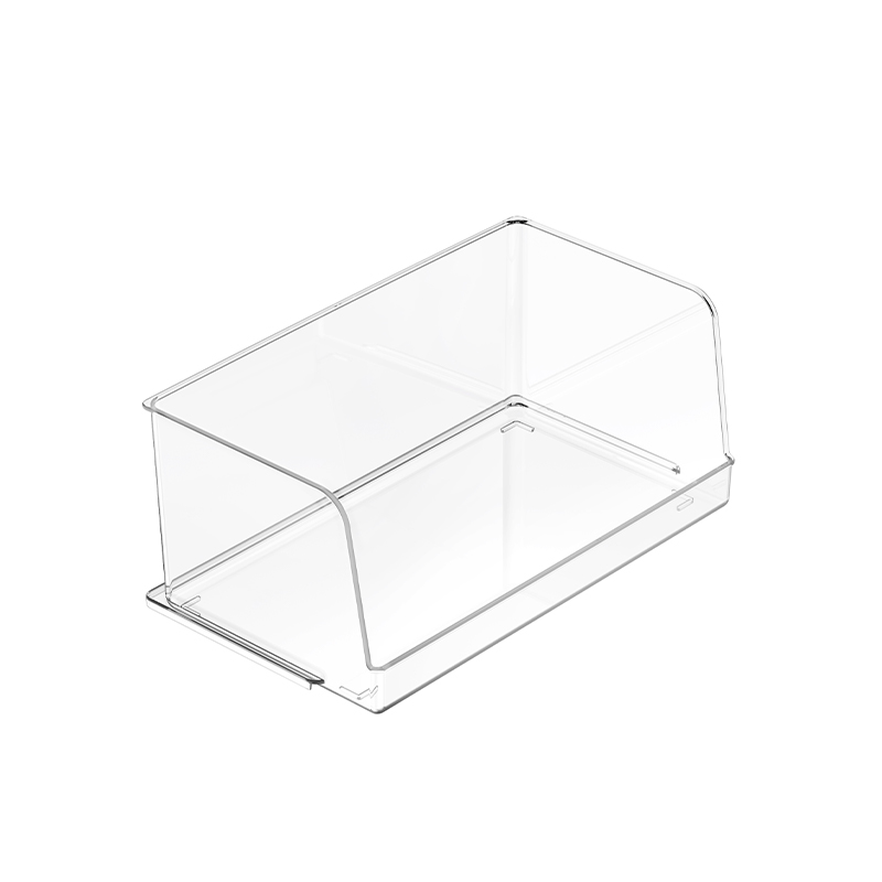 Transparent Storage Box Without Lid Stackable Plastic Storage Box